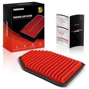 A-Premium Pre-oiled Engine Air Filter Compatible with Jeep JK Series Wrangler 2007-2017, Wrangler JK 2018
