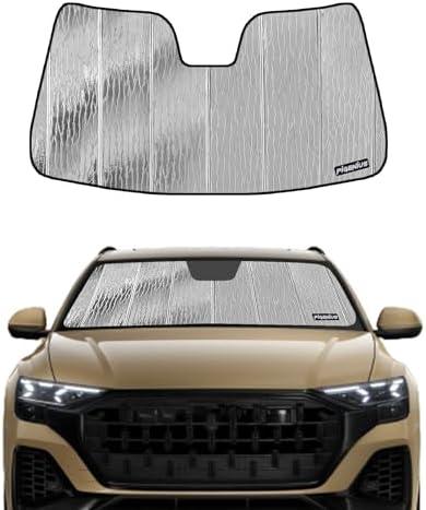Pigenius Windshield Sunshade for Audi Q8 2019-2025, SQ8/RS Q8 2020-2025 Front Window Shade - AstraGuard