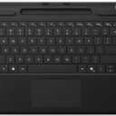 Microsoft Surface Pro Keyboard for Surface Pro Copilot+ (11th Edition), Pro 9 and 8 with Pen Storage, Alcantara Material, Black