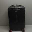 Traveler's Choice Maxporter II Hardside Polycarbonate Suitcase with Spinner Wheels, TSA Lock, Black, 22" Carry-On Luggage