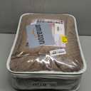 Waterproof L Shaped Couch Cover for Sectional Sofa Velvet Quilted Corner Sofa Cover L Shape Furniture Protector Slipcover Set with Non Slip Straps for Pets Dogs Kids (XX-Large, Light Brown)