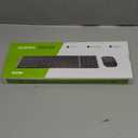 seenda Bluetooth Keyboard and Mouse Combo for Mac, SKM64-2 Rechargeable Slim Wireless Keyboard Mouse Compact, 3 Multi-Device Connection, Compatible for Mac, MacBook Pro/Air, iPad, Black Gray