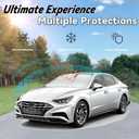 Windshield Sun Shade for Hyundai Sonata 2020-2026, Car Front Window Sunshade with 240T Sun Visor Protector Blocks UV Rays Heat Sun Shield Accessories