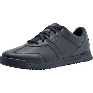 Shoes for Crews Men's Slip-Resistant Work Sneakers  Comfortable, Non-Slip Men's Shoes for Restaurants, Healthcare, Retail, Hospitality & More - Freestyle II (10.5, Black)
