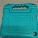 Lainergie Tablet Case for Kids, Lainergie Lightweight Shockproof Kids Friendly Cover with Handle StandTurquoise