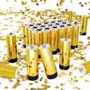 Small Confetti Cannon 24 Pack Mini Confetti Poppers Gold Party Poppers Confetti Small Party Confetti for Kids Ideal for Weddings Birthdays Graduations Baby Shower Christmas New Years