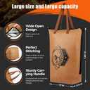 21in Insulated BBQ Blanket for Resting Meat, Heavy-Duty Meat Resting Bag with Wide Mouth for Briskets, Pork, Turkey, Moisture Retention - Smoker Accessories, BBQ Gifts for Men