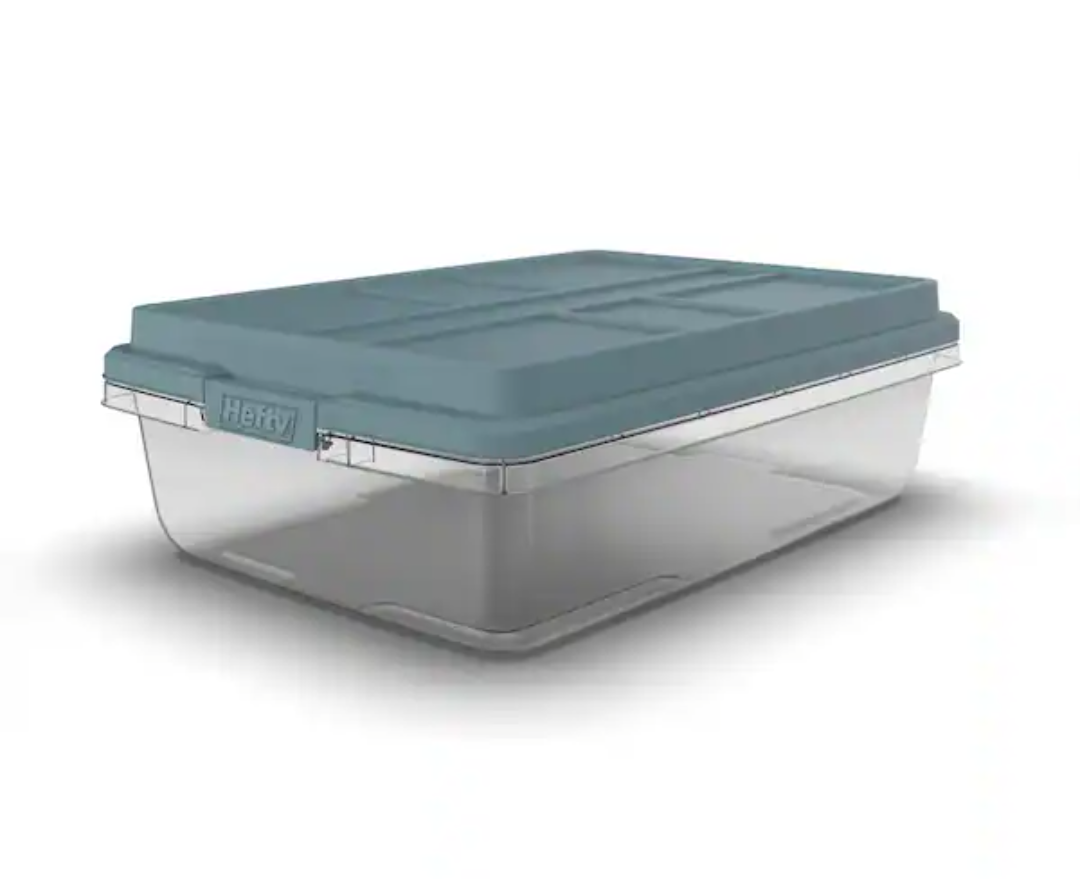 40 qt. Hi-Rise Storage Bin 7 Pack