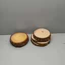 Lemonfilter Natural Wood Slices 8 Pcs 6.3-6.7 Inches Craft Wood Kit Wooden Circles Unfinished Log Wooden Rounds for Arts Crafts Vintage Wedding Ornaments DIY Projects