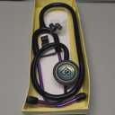 MaiWieel-Master Stethoscope Single Head Stethoscope, Tunable Diaphragm, Estetoscopio for Nurses, Doctors, Paramedics, Students, Home Medical, Rainbow Chestpiece (Rainbow)