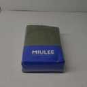 MIULEE Velvet Curtains 90 Inches Long 2 Panels Set for Bedroom, Pinch Pleat Back Tab Luxury Thermal Insulated Living Room Darkening Drapes Pleated Blackout Window Curtains with Hooks, Olive Green