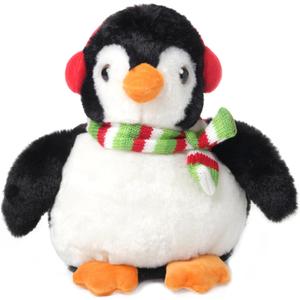 Bearington Christmas Stuffed Animals Christmas Plush Winter Toy Stuffed Penguin - Mr. Flurry - 10"