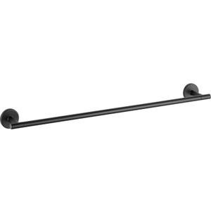 Delta Towel Rack | 24 Inch Matte Black Towel Bar for Bathroom, Kitchen | Trinsic Accessories