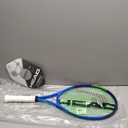 HEAD Ti. Conquest Tennis Racquet  Nano Titanium Technology, Oversized Head, Lightweight O-Beam Construction, Pre-Strung Beginner & Recreational Tennis Racquet (4 1/2" Grip, Blue)
