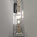 MioHHR Solid Stainless Steel Bands Compatible with Apple Watch 38mm 40mm 41mm, Metal Strap with Soft TPU Case for iWatch Bands Series 9 8 7 6 5 4 3 2 1 SE SE2 SE3 Women and Men, Silver