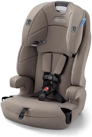 Graco Tranzitions 3-in-1 Harness Booster Car Seat, Forward Facing Car Seat, Highback, to Backless Booster, Cinder