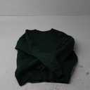 Hanes Men's EcoSmart Fleece, Pullover Crewneck Sweatshirt, 1 or 2 Pack (Large, Dark Green)