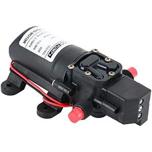 Amarine Made 12V Water Pressure Diaphragm Pump 5.0 L/min 1.3 GPM 60W Self Priming RV Booster Sprayer Pump Micropump For Home Garden Caravan/RV/Boat/Marine