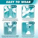 Med Spec ASO Ankle Stabilizer (Medium, White)  Ankle Brace for Sprained Ankle and Peroneal Tendonitis, Orthopedic Ankle Support for Men, Women, Adults, Teens and Kids, Sports Injury Recovery, 264004