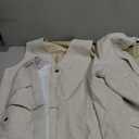 Men's 3 Piece Linen Suits Casual Lightweight Blazer Jackets Vest Pants Set for Wedding Business Prom Suit (XXL)