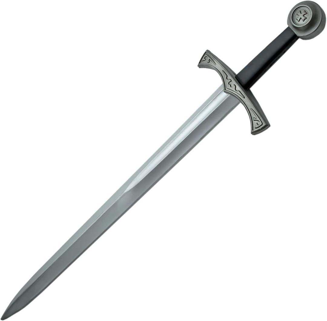 Szco 28” Latex Excalibur LARP Sword – Adult Medieval Cosplay Prop, Costume Accessory for LARP & Theatrical Use (18+)