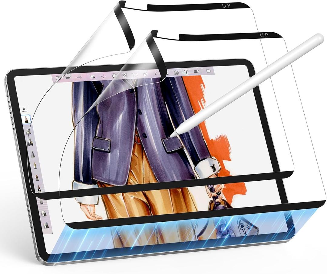 ESR 2 Pack Paper-Feel Magnetic Screen Protector for iPad Pro 13 Inch (M5/M4) 2025/2024, Write and Draw Like on Paper, Detachable and Reusable, Compatible with Tempered Film, Matte Finish