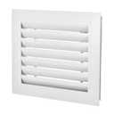 PATIKIL 20" x 12" Door Air Vent Cover Anodized Aluminum Alloy Grille Ventilation Guard Louver Cover for Cabinet Wardrobe Door, White