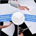 Frienda Drop Ceiling Tiles PVC Smooth Ceiling Panel Easy Drop in Installation for Waterproof Washable and Fire Rated to Prevent Breakage(2ft X 2ft,White,18 Pcs)