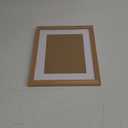 Set of 2 Modern Picture Frame with White Mat  Oak Effect Wood Frame  Gallery Style Wall Mount Frame for Art, Posters, Photos & Certificates, 8 x 10 Inch
