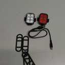 Bike Lights for Night Riding, USB Rechargeable Bike Lights Front and Back, Waterproof IP65 Bicycle Light, 4+6 Modes Bike Headlight and Tail Light Set,1.5 Hrs Fast Charging, Easy to Install