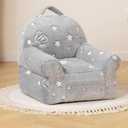 ALIMORDEN Kids Ultra-Soft Snuggle Foam Filled Chair, Star