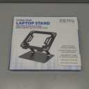 Notebook and Tablet Folding Stand - Adjustable Lifting Plate, enhances Visibility and Increases Height