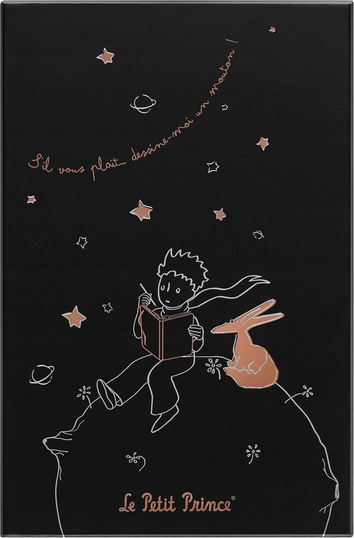 Moleskine Limited Edition Le Petit Prince Notebook, Large, Ruled, Black, Hard Cover (5 x 8.5)