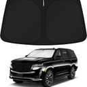 KUST Windshield Sun Shade for Cadillac Escalade Accessories 2021-2025 2026 Window Sunshade Sun Visor Protector Foldable Blocks UV Rays Keep Your Car Cooler