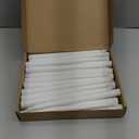 Treela 36 Pieces Flameless Taper Candles 11 Inch Flickering Faux LED Battery Operated Electric Fake Candles for Christmas Halloween Birthday Wedding Party Supplies(White)