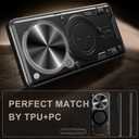 Compatible with Oppo Find X8 5G Case,with Slide Camera Lens Cover Compatible with Oppo Find X8 5G CPH2651 Case Blue