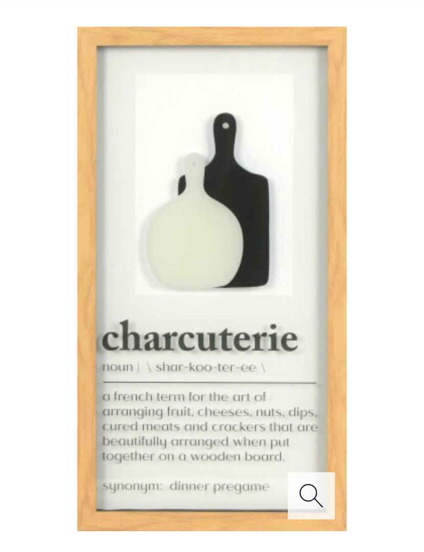 Charcuterie Glass Wall Art