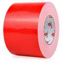 BOMEI PACK 6" Red Duct Tape,Wider Roll,6 Inches x 60 Yards,9 Mil Thick Heavy Duty,Waterproof,Flexible,No Residue and Tear by Hand,Multi-Use for Indoor & Outdoor Repairs