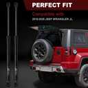 Rear Window Struts for 2018-2025 Jeep Wrangler JL, Rear Back Glass Window Lift Support, Replaces 68282670AA 68282670AB