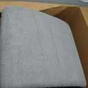 OLANLY Thick Memory Foam Large Bathroom Rug 70x46, Absorbent Bath Mat, Grey