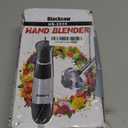 Blackcow Corded Immersion Blender Handheld for Kitchen,Stainless Steel Emulsion Blender Handheld with Hook,Electric Hand Mixer with 12-Speed&Turbo, for Smoothie, Soup, Baby Food and Drinks (Single, 800W)