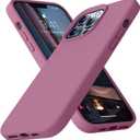 Ktele Compatible with iPhone 13 Pro Case 6.1 inch Premium Liquid Silicone with [Soft Anti-Scratch Microfiber Lining] Gel Rubber Full-Body Bumper Protection Case for iPhone 13 Pro-Lavander Purple