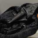 Cozy Dog Car Seat for Small Dogs Up to 30lbs, Elevated Memory Foam Booster Seat, Pet Travel Bed with Washable Removable Cover & Storage Pockets (Black)