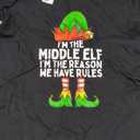 I'm The Middle Elf Matching Family Christmas T-Shirt, Medium