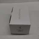 Davinci Lighting Flexfit Solar Outdoor Post Cap Lights - Includes Bases for 4x4 5x5 6x6 Wooden Posts - Bright LED Light - Pearl White (2 Pack)