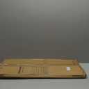 JAQ Kids Bookshelf for Small Space, 4-Tier Fabric Covered Woodgrain Metal Kid Book Shelf Rack Storage Organizer for Toddler Baby in Classroom Playroom Nursery Decor (30.71 inchYellow)