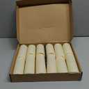 Waterproof Flameless Candles, 12 PC Battery Operated LED Pillar Candles with 2 Remote Controls & Timer, Flickering Indoor Outdoor Candles for Wedding, Patio, Easter, Bathroom, Home Decor, 4''5''6'' (Ivory White)