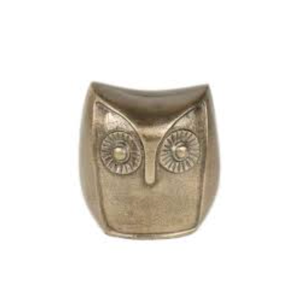 Antique Golden Owl 4x3