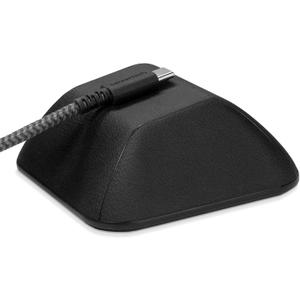 Smartish Magnetic Cord Holder - Cable Wrangler Organizer with Magnet Clips for Charger Management on Desktop, Nightstand for USB-C + Lightning - Black Tie Affair (Medium)