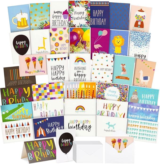 Best Paper Greetings 144 Pack Greeting Cards and Envelopes Set